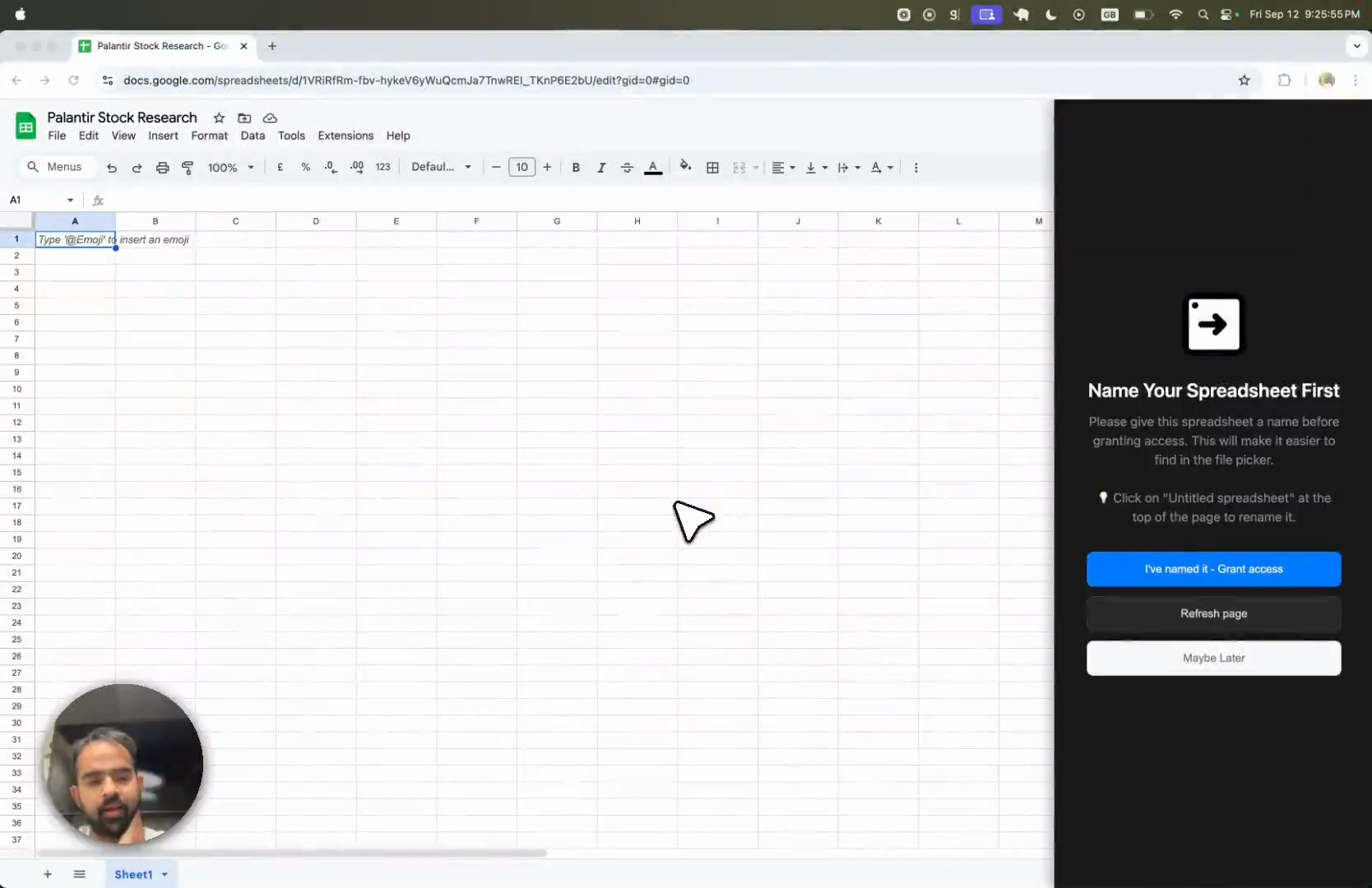 Deep Research demo